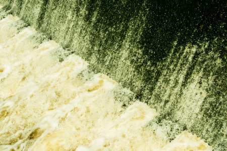 Background of water flowing, Thailand.の写真素材