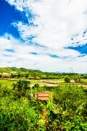Country view at Chiangrai province, Thailandの写真素材
