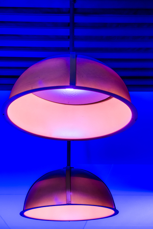 Yellow lamp, Thailand.の写真素材