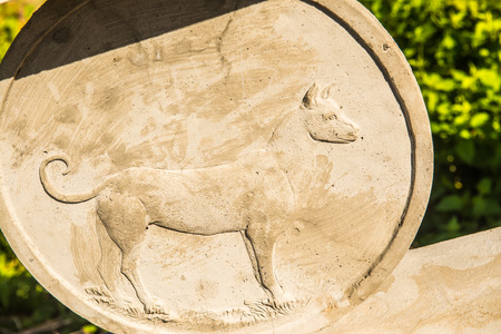 Dog molding art, Thailand.の写真素材