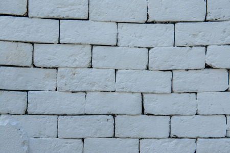 White brick wall, Thailand.の写真素材