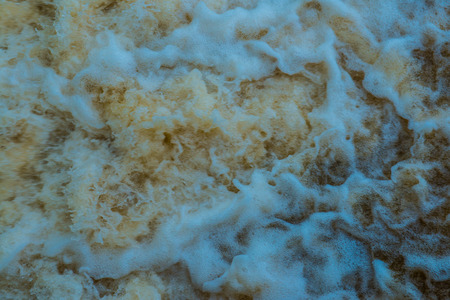 Background of water flowing, Thailand.