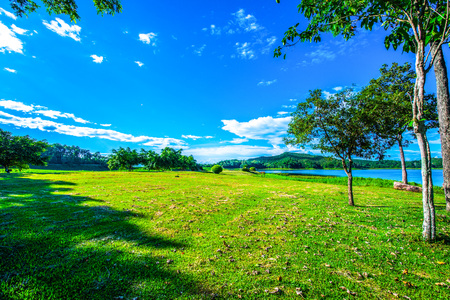 Landscape View of Mae Puem National Park, Thailand.の写真素材