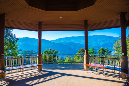 Rest house with natural view, Thailand.の写真素材