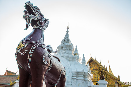 Phrathat Hariphunchai Temple, Thailand.