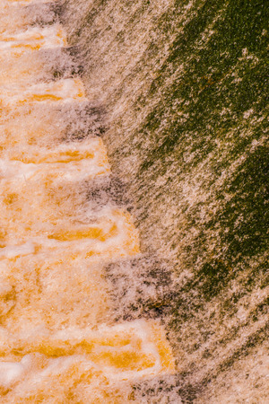 Background of water flowing, Thailand.の写真素材