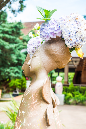 Statue in the park, Thailand.の写真素材