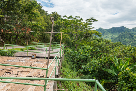 Sui Thang viewpoint at Angkhang mountain, Thailand.の写真素材