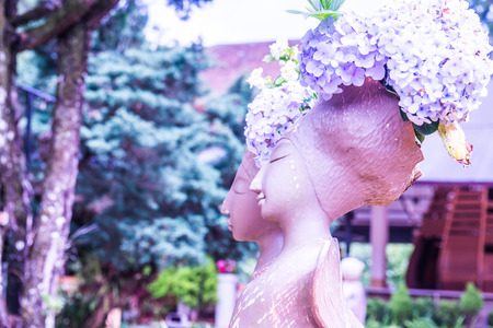 Statue in the park, Thailand.の写真素材