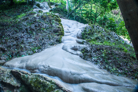 Buatong water fall, Thailand.の写真素材