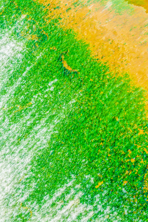 Background of water flowing, Thailand.の写真素材