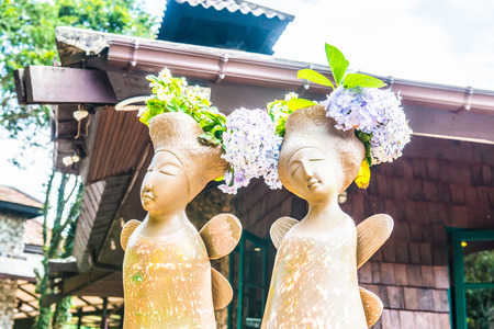 Statue in the park, Thailand.の写真素材