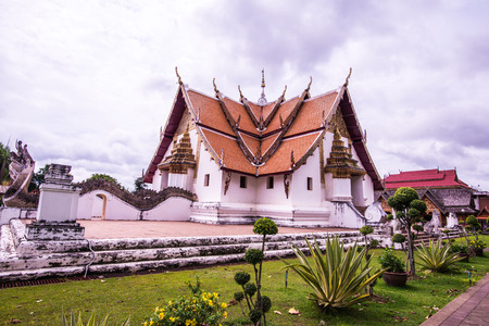 Phumin temple in Nan province, Thailand.の写真素材