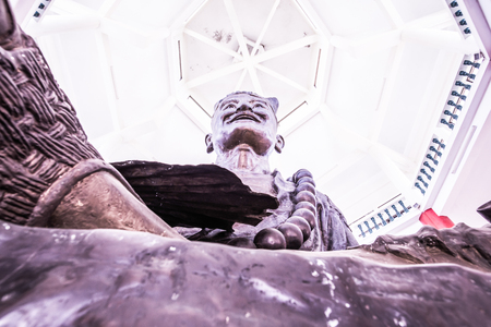 Statue of Ji Gong monk, Thailand.のeditorial素材