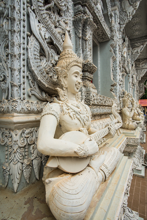 Beautiful molding art in Mingmuang temple, Thailand.の写真素材