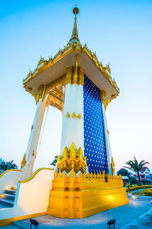 Royal Crematorium Replica at Phayao Province, Thailand.の写真素材