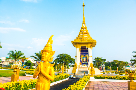 Royal Crematorium Replica at Phayao Province, Thailand.のeditorial素材