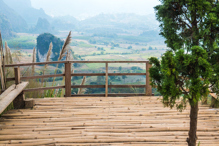Beautiful View of Phu Langka National Park, Thailand.の写真素材