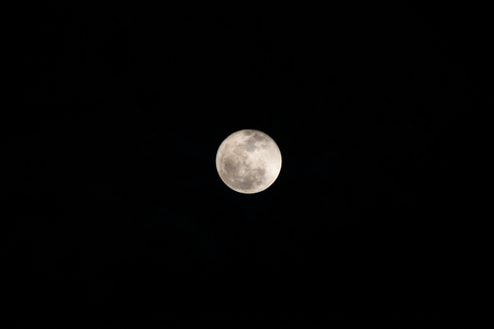 Super full moon in Thai, Thailand.の写真素材