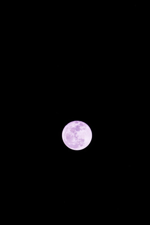 Super full moon in Thai, Thailand.の写真素材