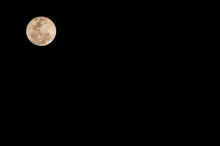 Super moon in Thai, Thailand.の写真素材