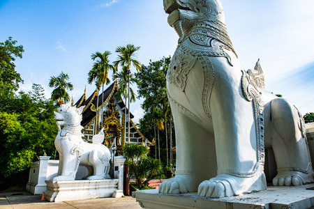 Beautiful landscape of Watphadarabhirom temple, Thailand.