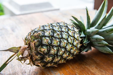 Pineapple on the table, Thailand.