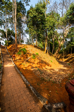 Landscape view of Wiang Kalong ancient city, Thailand.の写真素材