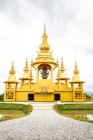 Ganesha exhibition in Rong Khun temple, Thailand.の写真素材