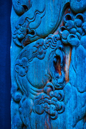 Detail of art at Baan Dam museum, Thailandの写真素材