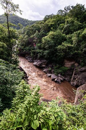 Ob Luang National Park in Chiangmai Province, Thailand.の写真素材