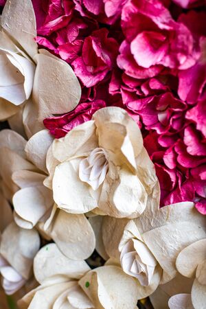 Flowers made from mulberry paper, Thailand.