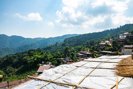 Pha Hi village on the mountain, Chiang Rai province.