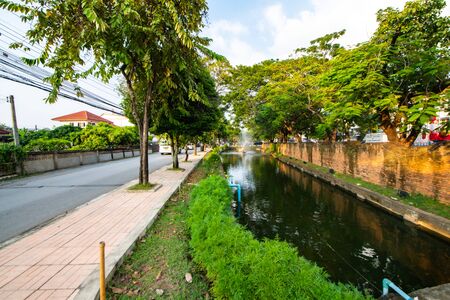 Landscape of Lamphun province, Thailand.の写真素材