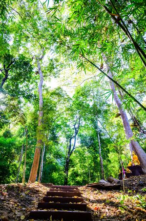 Landscape of Tham Phatai National Park, Lampang province.