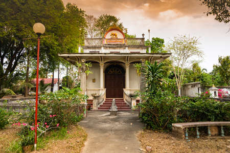 Ancient church of Sri Rong Muang temple in Lampang province, Thailand.のeditorial素材