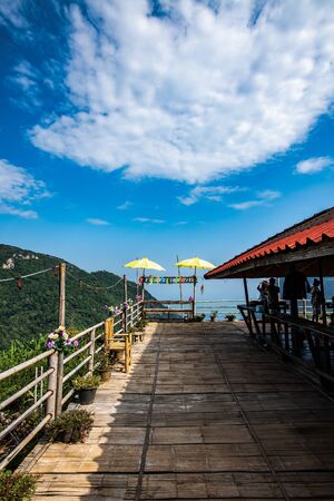 Pha Hi village on the mountain, Chiang Rai province.