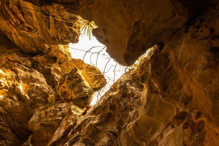 Phra Sabai cave in Lampang province, Thailand.の写真素材