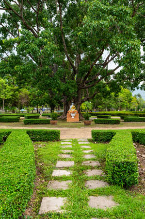 Lanna Rama 9 Park is a important public park in Chiang Mai province.のeditorial素材