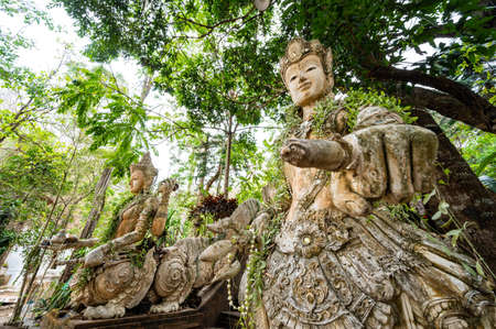 Landscape of Wat Pha Lat, Chiang Mai Province.のeditorial素材