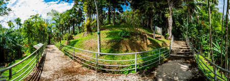 CHIANG MAI, THAILAND - May 27, 2020 : Arboretum Trail in Queen Sirikit Botanic Garden, Chiang Mai...