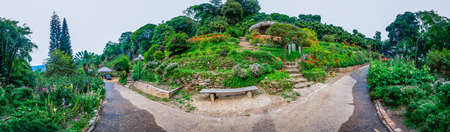 CHIANG MAI, THAILAND - May 17, 2020 : Park at Doi Pui Mong hill tribe village, Chiang Mai province..のeditorial素材