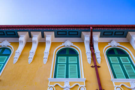 Chao Phraya Abhai Bhubate Building in Prachin Buri Province, Thailand.のeditorial素材