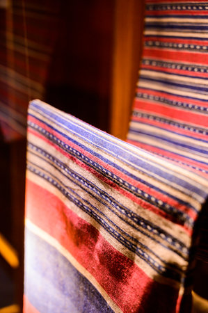 Sin Pong Cloth of Mueang District, Nan Province.の写真素材