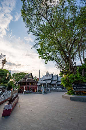 CHIANG MAI, THAILAND - March 22, 2022 : The Silver Church at Sri Suphan Temple, Chiang Mai Province.のeditorial素材