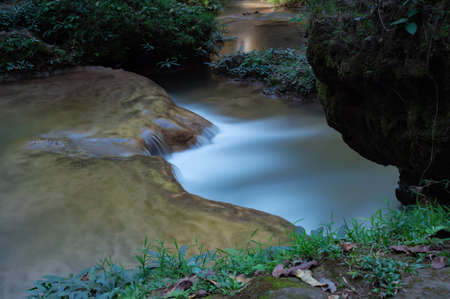 Thansawan Waterfall in Doi Phu Nang National Park, Phayao Province.