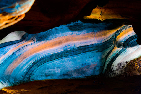Mae Sap Cave in Khun Khan National Park at Chiang Mai Province, Thailand.の写真素材