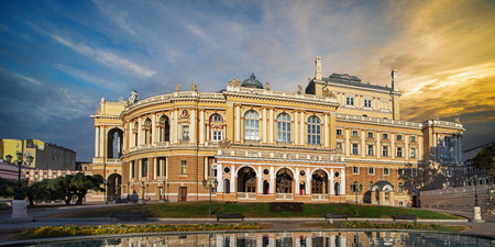 Odessa National Academic Theater in Ukraineのeditorial素材