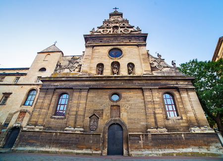 Bernardine church and monastery in Lviv Ukraineの写真素材