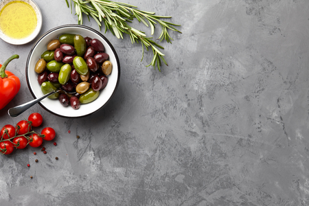 Mediterranean cuisine ingredientsの写真素材